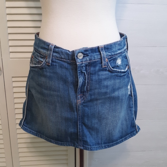 7 For All Mankind Dresses & Skirts - 7 for all mankind denim mini skirt sz 28 *M